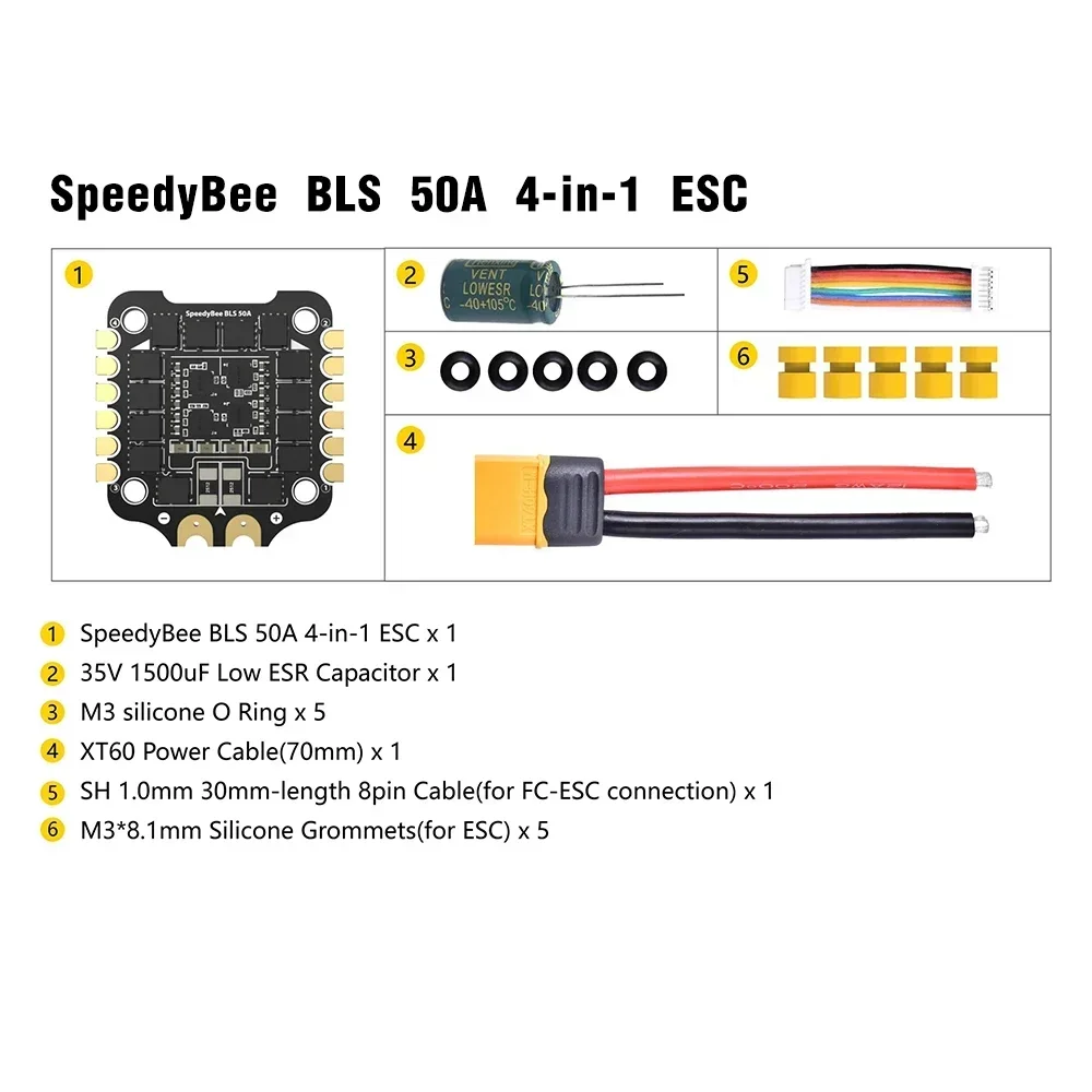 SpeedyBee F405 V3/V4 FC ESC St - Speedybee F405 V4 Bls 55A Stack recensione e prezzo